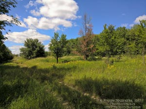 Фото Киева. Лысая гора, пейзаж на вершине горы.