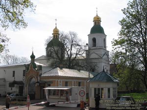Фото Киева. Церковь «Воскресения Христова» (Воскресенская церковь), памятник архитектуры XVII века.