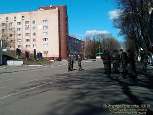 Фото Киева. На плацу Военного института телекоммуникаций и информатизации НТУУ 