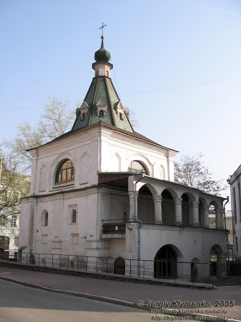 Фото Киева. Колокольня церкви Николы Доброго.