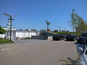 Фото Киева. Подол, Почтовая площадь перед Киевским речным вокзалом.
