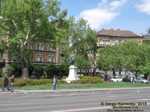 Будапешт (Budapest), Венгрия (Magyarország). Фото. Пешт. Kodály körönd - площадь на пересечении проспекта Andrássy (Andrássy út) с улицей Felsőerdősor (Felsőerdősor u.)