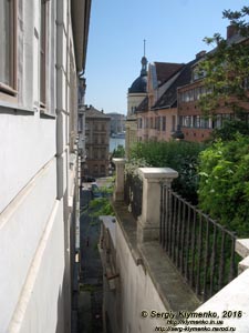 Будапешт (Budapest), Венгрия (Magyarország). Фото. Буда. Вдоль Hunyadi János út, вид на Jégverem u.