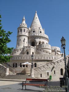 Будапешт (Budapest), Венгрия (Magyarország). Фото. Буда. Северный Рыбацкий бастион (Eszaki Halászbástya).