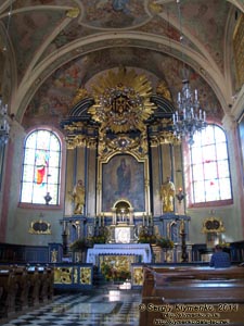 Фото Кракова. Старый Город. Костёл Святой Варвары (Kościół św. Barbary). Интерьер.