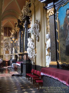 Фото Кракова. Скалка (Skałką). Интерьер костёла Святого Архангела Михаила и Святого Станислава.