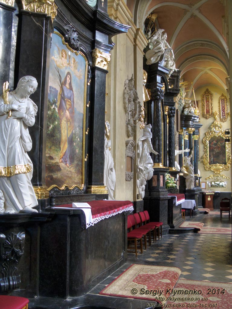 Фото Кракова. Скалка (Skałką). Интерьер костёла Святого Архангела Михаила и Святого Станислава.