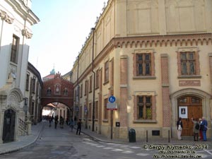 Фото Кракова. Старый Город. Улица Pijarska (Пиаристская). Музей князей Чарторыйских (Muzeum Książąt Czartoryskich).