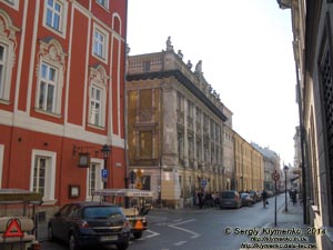Фото Кракова. Старый Город. Улица Св. Яна (Św. Jana). Вид со стороны Костёла Преображения Господня (Kościół Przemienienia Pańskiego).