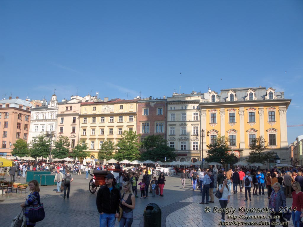 Фото Кракова. Старый Город. Площадь Главный Рынок (Rynek Główny).