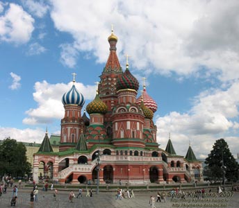 Фото Москвы. Вокруг Московского Кремля. Собор Покрова на Рву («Храм Василия Блаженного»).