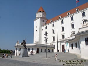 Фото Братиславы (Словакия). Братиславский град (Bratislavský hrad).
