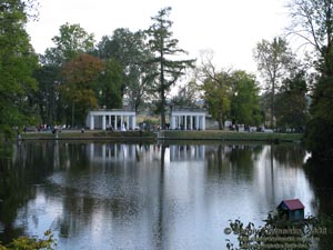 Белая Церковь, Александрийский парк. Фото. Пейзаж «Руин» и «Лазневого» («Банного») пруда.