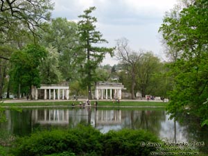 Белая Церковь, Александрийский парк. Фото. Пейзаж «Руин» и «Лазневого» («Банного») пруда.