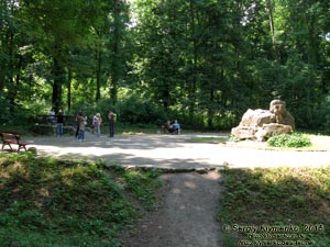 Белая Церковь, Александрийский парк. Фото. Восстановленная композиция «Варна».