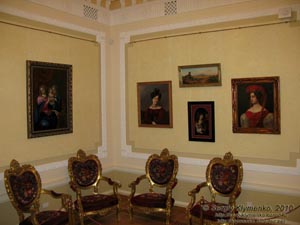 Батурин. Фото. Дворец Кирилла Разумовского. Второй этаж. Интерьер.