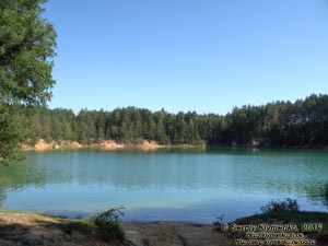 «Голубые озёра» (село Олешня, Черниговская область). Фото. Северное озеро (51°58'17"N, 31°09'40"E).