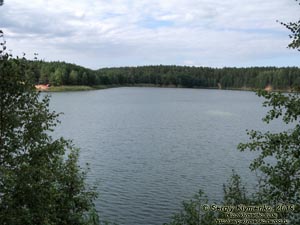 «Голубые озёра» (село Олешня, Черниговская область). Фото. Большое озеро (51°57'53"N, 31°10'06"E).