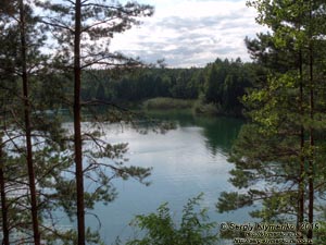«Голубые озёра» (село Олешня, Черниговская область). Фото. Большое озеро (51°57'53"N, 31°10'06"E).