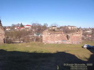 Подолье, Тернопольская область. Бучач. Фото. Замок (XIV век). Вид изнутри.