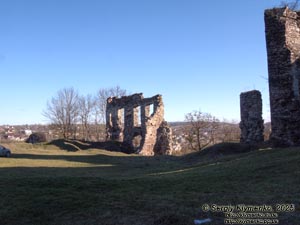 Подолье, Тернопольская область. Бучач. Фото. Замок (XIV век). Вид изнутри.