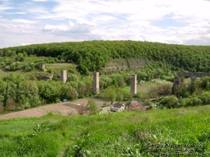 Хмельницкая область. Село Зубровка Каменец-Подольского района. Фото. «Зубровский виадук» (48°37'48"N, 26°36'03"E).