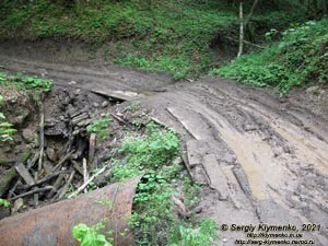Черновицкая область, Вижницкий район. Фото. «Буковинские водопады». Чуть ниже по течению от водопада Ворота (48°10'04"N, 25°08'30"E).