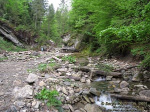 Черновицкая область, Вижницкий район. Фото. «Буковинские водопады». Водопад Ворота (48°10'00"N, 25°08'34"E).