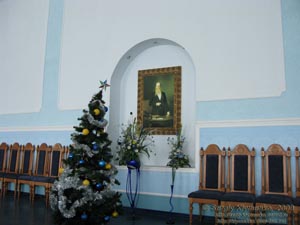 Черновцы. Бывшая Резиденция митрополитов Буковины и Далмации, «Голубой» зал.