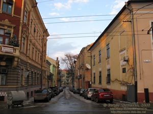 Черновцы. Улица академика Вавилова.