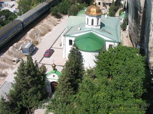 Крым. Инкерманский монастырь, вид сверху.