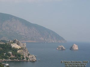 Крым. Скалы Адалары.