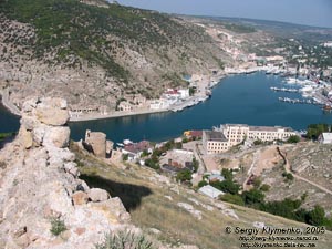 Крым. Фото. Балаклава, Балаклавcкая бухта, вид от руин крепости Чембало.