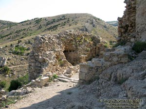 Крым. Фото. Балаклава, руины крепости Чембало.