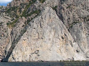 Крым. Фото. Мыс Айя. «Ушаковская стенка».