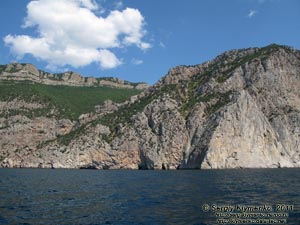 Крым. Фото. Мыс Айя. «Ушаковская стенка» и урочище Аязьма.