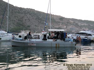 Крым. Фото. Балаклава, заслуженный дайвероносец (водолазный катер) «Крым» дайвинг-клуба «Юникон Дайверз».