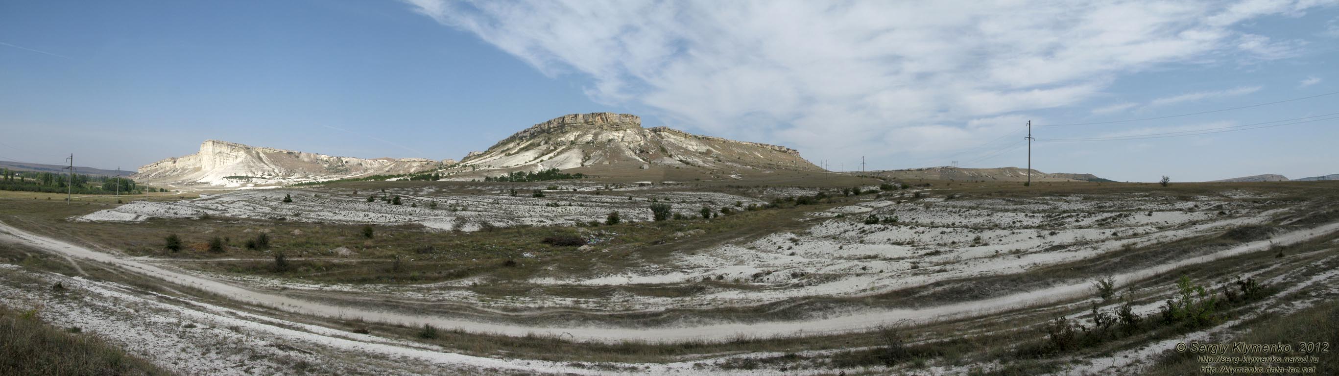 Крым. Фото. Белая Скала. Панорама ~120°.