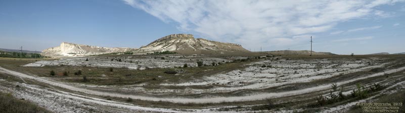 Крым. Фото. Белая Скала. Панорама ~120°.