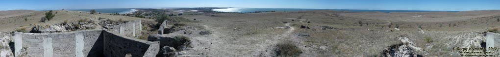 Крым. Фото. Мыс Казантип. Панорама 360°.
