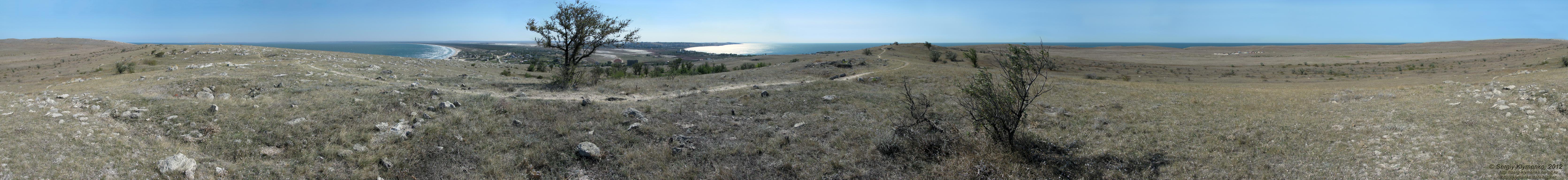 Крым. Фото. Мыс Казантип. Панорама 360°.