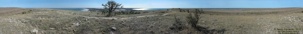 Крым. Фото. Мыс Казантип. Панорама 360°.