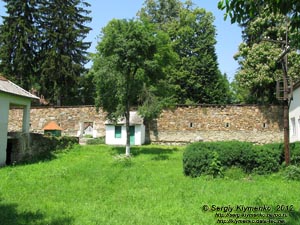 Закарпатская область. Село Долгое (Иршавский район). Фото. Замок-дворец Телеки. Фрагмент (вид с юго-востока).