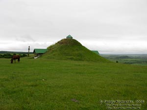Древний Галич. Фото. Крылосская гора. Курган Х века - «Галичина могила».