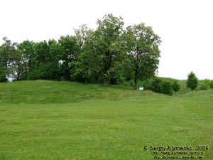 Древний Галич. Фото. Крылосская гора. Оборонительные валы XII века.