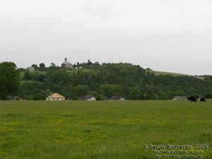 Древний Галич. Фото. Панорама Крылосской горы от села Крылос.