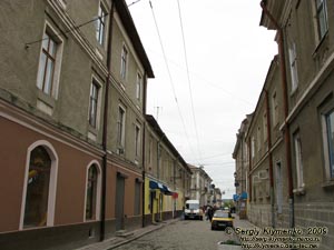 Тернопольщина. Бережаны. Фото. В центре города. По улицам старого города.