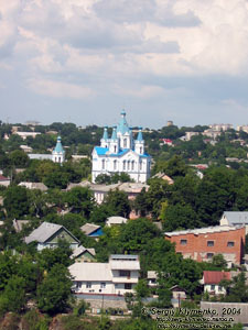 Каменец-Подольский. Фото. Церковь Св. Георгия, вторая половина XIX века. Вид со стороны Старого Замка.