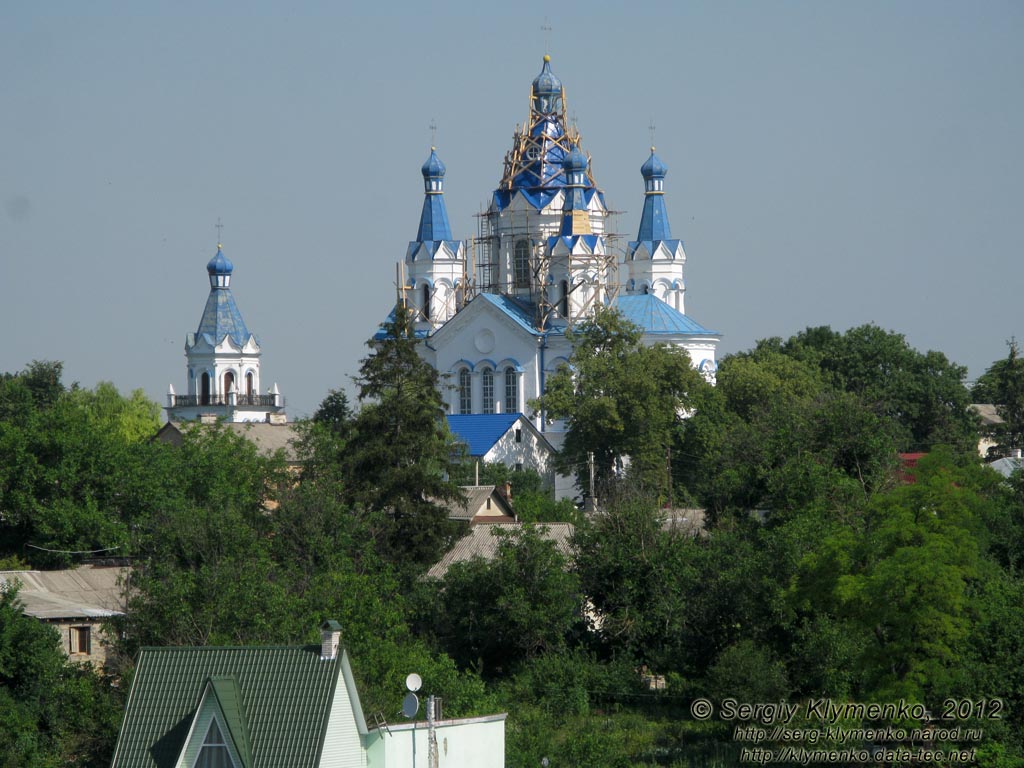 Каменец-Подольский. Фото. Церковь Св. Георгия, вторая половина XIX века. Вид со стороны Старого Города.