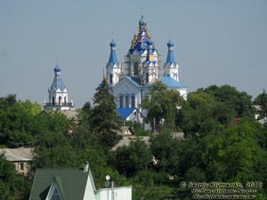 Каменец-Подольский. Фото. Церковь Св. Георгия, вторая половина XIX века. Вид со стороны Старого Города.